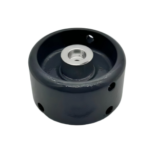"Close-up of the Zoje #20003609 hand wheel, showcasing its sturdy design and precise grooves for optimal grip."*
