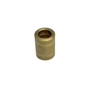 *"Close-up of the Siruba VE09D Bushing, a high-quality replacement part for industrial sewing machines. Shows precision grooves and durable metal construction."*