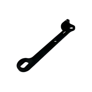 *"Close-up of a genuine ZOJE feed connecting lever (Part #10010498), a critical component for maintaining smooth fabric feeding in industrial sewing machines. Made from durable materials for precision stitching."*