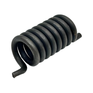Close-up of the Daimoku #25577 Foot Lift Spring, a heavy-duty replacement part for industrial sewing machines. Made from high-quality steel for durability."