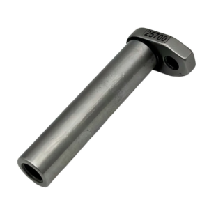 *"Close-up of the Daimoku #25700 Upper Looper Shaft, a high-precision sewing machine component for industrial overlock machines. Made from hardened steel for smooth, reliable stitching."*